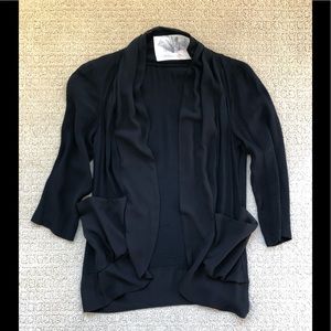Blazer blouse - drapey with pockets